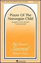 Prayer of the Norwegian Child Two-Part choral sheet music cover